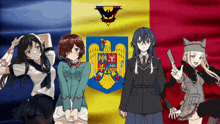 Romania Anime Girls Und Panzer GIF - Romania Anime Girls Und Panzer Irina The Astronaut GIFs