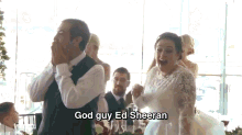 Ed Sheerhan GIF - Ed Sheeran Surprise Wedding GIFs