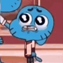 Blue Thing Gumball GIF - Blue Thing Gumball Cry GIFs