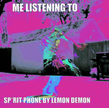 lemon demon spirit phone listening changing colors