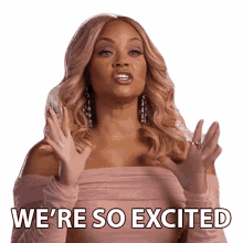 were so excited real housewives of potomac were thrilled we cant wait were so hyped