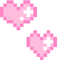 Hearts Love Sticker - Hearts Love Pixel Stickers