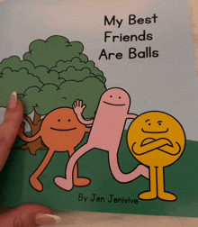 a book titled my best friends are balls