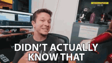 Didnt Actually Know That Not Aware GIF - Didnt Actually Know That Not Aware Surprised GIFs