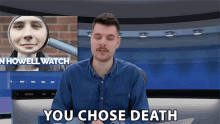 You Chose Death Benedict Townsend GIF - You Chose Death Benedict Townsend Death GIFs