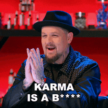 Karma Is A Bitch Joel Madden GIF - Karma Is A Bitch Joel Madden Ink Master GIFs
