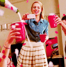 glee quinn fabray dianna agron party hard party time