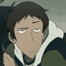 a close up of a cartoon character making a silly face