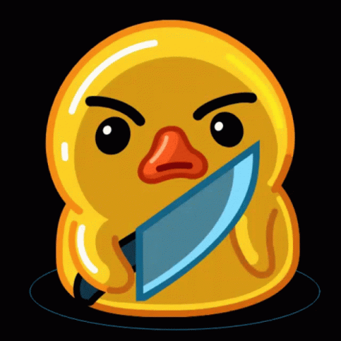 Duck Knife GIF - Duck Knife - Discover & Share GIFs