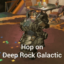 Hop On Deep Rock Galactic GIF - Hop On Deep Rock Galactic Kazotsky Kick GIFs