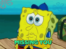 Miss You GIF - Miss You Sponge Bob Missing You GIFs