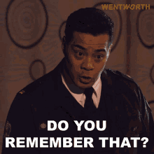 Do You Remember That Will Jackson GIF - Do You Remember That Will Jackson Wentworth GIFs
