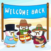 Welcome Penguin GIF - Welcome Penguin Back GIFs