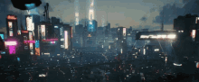Night City Cyberpunk2077 GIF - Night City Cyberpunk2077 Landscape GIFs