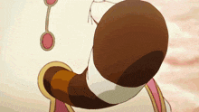 a close up of a cartoon character 's butt