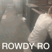 Rowdy Ro Brenton GIF - Rowdy Ro Brenton Rohan GIFs
