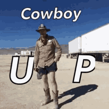 Cowboy Burning GIF