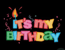 Its My Birthday Glitter GIF - Its My Birthday Glitter Party GIFs