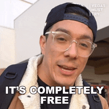 Its Completely Free Jorge Martinez GIF - Its Completely Free Jorge Martinez Vegas Must Try GIFs