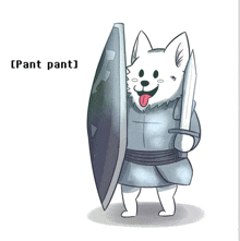 Pant Pant Tongue Sticking Out GIF - Pant Pant Tongue Sticking Out Armor GIFs