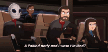 A Pakled Party And I Wasnt Invited Captain William Riker GIF - A Pakled Party And I Wasnt Invited Captain William Riker Deanna Troi GIFs