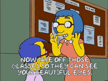 The Simpsons Glasses GIF