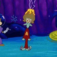 Squidward Krakatoa GIF - Squidward Krakatoa Mermaid Man V Barnacle Boy V GIFs