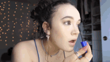 Makeup Fiona Frills GIF - Makeup Fiona Frills Applying Makeup GIFs