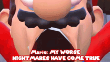 Smg4 Mario GIF - Smg4 Mario My Worse Nightmares Have Come True GIFs