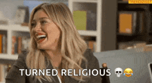 Laughing Crack Up GIF - Laughing Crack Up Hilary Duff GIFs