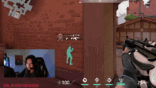 a screenshot of a video game with the number 100 on the bottom left