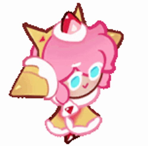 Strawberry Crepe Cookie Cookie Run Kingdom Sticker - Strawberry Crepe  Cookie Cookie Run Kingdom Crk - Discover & Share GIFs