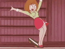 Anime Teacher GIF - Anime Teacher Skating GIFs