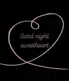 Good Night Sweetheart Love You GIF - Good Night Sweetheart Love You Heart GIFs
