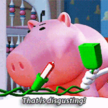 Toy Story Hamm GIF - Toy Story Hamm That Is Disgusting GIFs