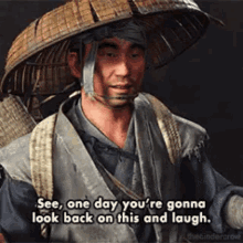ghost of tsushima see one day youre gonna look back