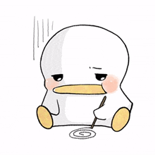 animal duck cute lonely depressed