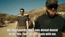 Oh That Sounds Like A Non Denial Denial Your Secret Is Safe With Me GIF - Oh That Sounds Like A Non Denial Denial Your Secret Is Safe With Me Seal Team GIFs