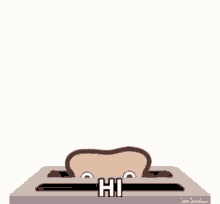 Hi Bread GIF - Hi Bread Toast GIFs