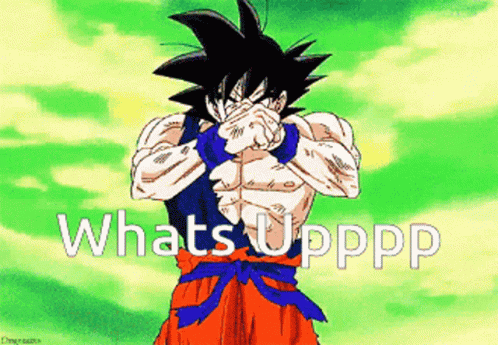Goku Dragon Ball Z GIF - Goku Dragon Ball Z Whats Up - Discover & Share GIFs