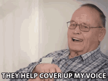 They Help Cover Up My Voice Helping GIF - They Help Cover Up My Voice Helping Appreciate GIFs