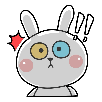 Cute Rabbit Sticker - Cute Rabbit Bunny - Discover & Share GIFs