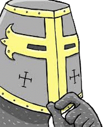 Crusader Templar Sticker - Crusader Templar Thonk Stickers