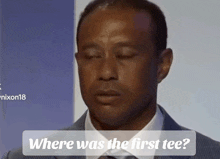 Tiger Woods Golf GIF - Tiger Woods Golf Where Was The First Tee GIFs