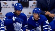 Toronto Maple Leafs Secret Handshake GIF - Toronto Maple Leafs Secret Handshake Bff GIFs