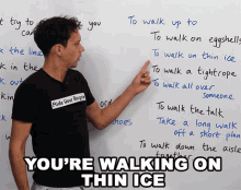 Youre Walking On Thin Ice Benjamin GIF