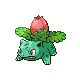 a pixel art of venusaur with a flower on its head .