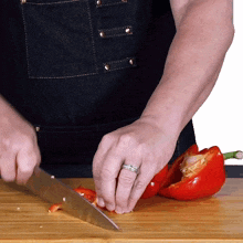 chopping bell pepper chili pepper madness slicing bell pepper mincing the bell pepper
