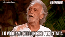 Viperissima Riccardo Fogli Isola Dei Famosi Trash Gif Reaction Tv GIF