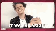It Was Hilarious Yungblud GIF - It Was Hilarious Yungblud It Was Funny GIFs